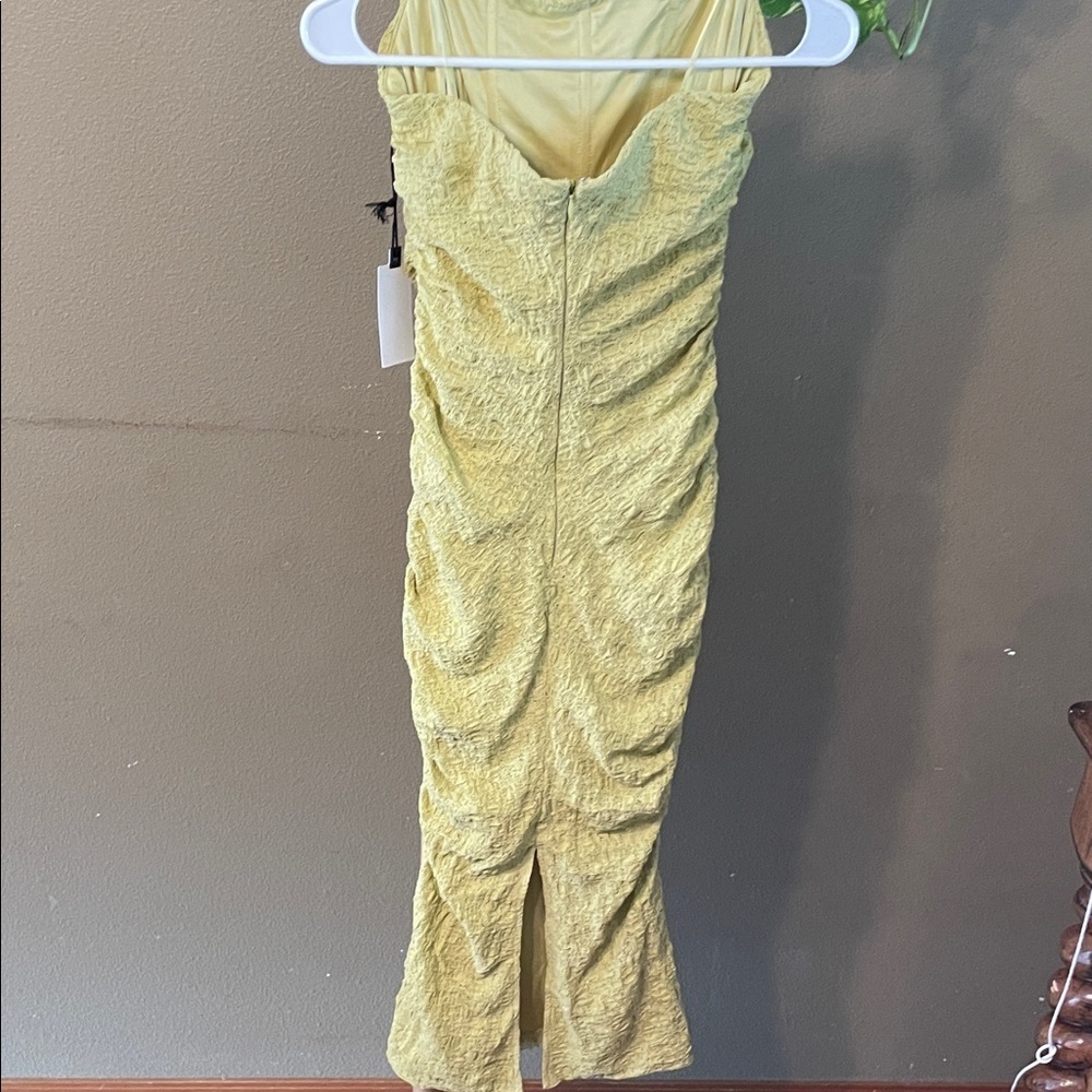 ASTR the label light green lace strapless midi dress - Picture 5 of 9
